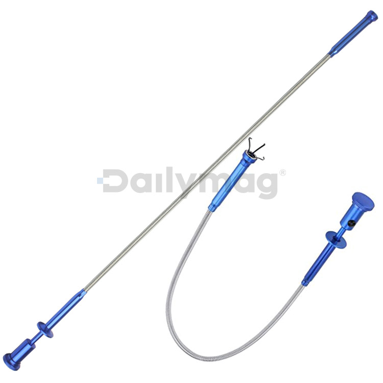 24" Flexible Magnetic Pickup Tool with Claws and LED light
