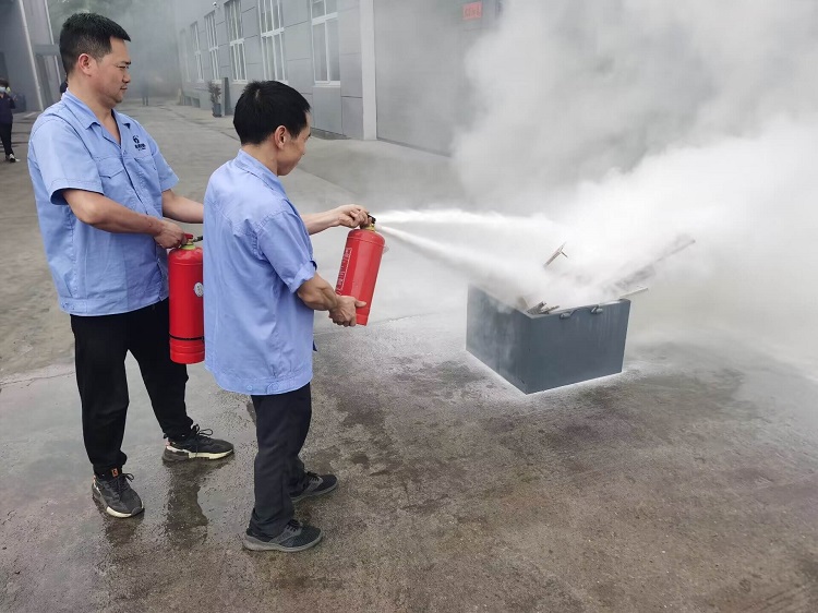 Dailymag factory conducts fire drill