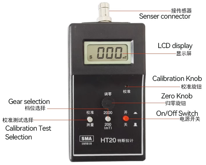 gauss meter,tesla meter,gaussmeter,teslameter,tesla gauss meter