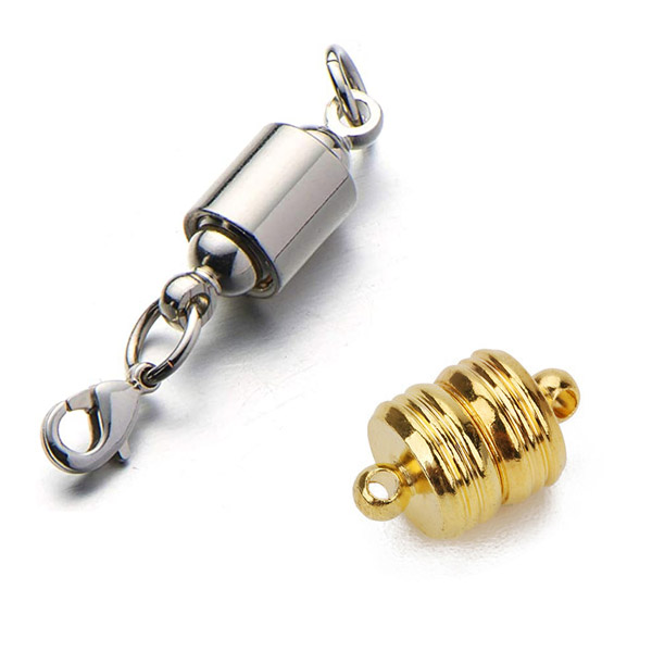 Amazon.com: 8Pcs Magnetic Necklace Clasps and Closures 18K Silver Plated  Bracelet Converters, Jewelry Clasps for Jewelry Making Necklace Bracelet  Clasp for Women Magnetic Jewelry Clasps for Necklaces