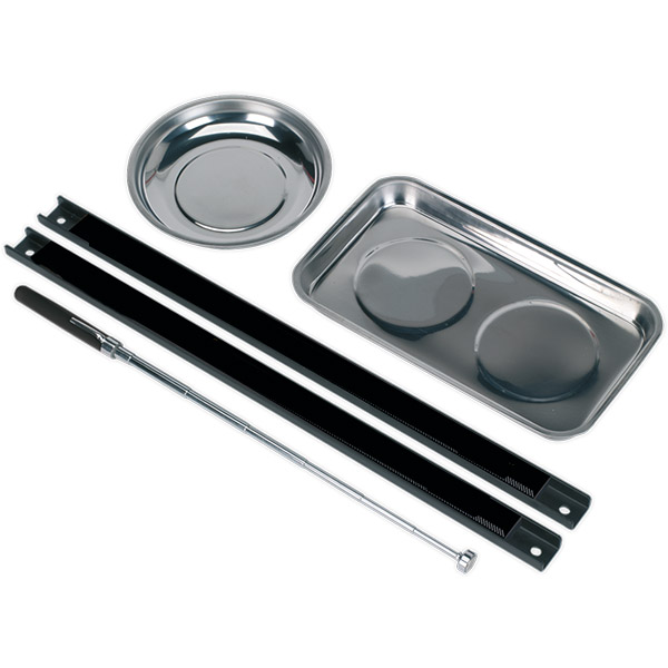  Dailymag 4 Magnetic Bowl Round Magnetic Tray Dish, Stainless  Steel Garage Holder Tool : Automotive